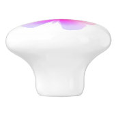 Bouton De Porte En Céramique Papillon rose (Côté)