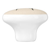 Bouton De Porte En Céramique Papillon Southwestern jaune Swallowtail (Côté)