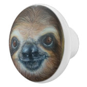 BOUTON DE PORTE EN CÉRAMIQUE PARESSE HEUREUSE ! (Droite)