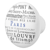 Bouton De Porte En Céramique Paris et ses monuments (Droite)