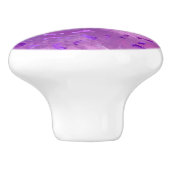 Bouton De Porte En Céramique Parties scintillant Lilac (Côté)