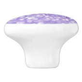 Bouton De Porte En Céramique Parties scintillant violet Personnaliser la tracti (Côté)