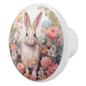 Bouton De Porte En Céramique Pastel Rabbit (Droite)