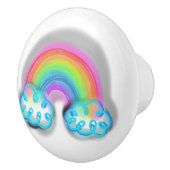 Bouton De Porte En Céramique Pastel Rainbow (Droite)