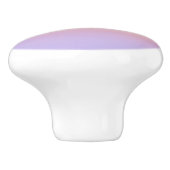 Bouton De Porte En Céramique Pastel Rainbow Gradient Ombre (Côté)