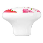 Bouton De Porte En Céramique Pastèque à l'aquarelle 1 (Côté)