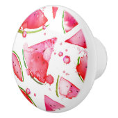 Bouton De Porte En Céramique Pastèque à l'aquarelle 1 (Droite)