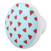Bouton De Porte En Céramique Pastèque Bleu Fun Été Fruit (Droite)