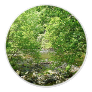 Bouton De Porte En Céramique Patapsco River View Maryland Nature Photographie