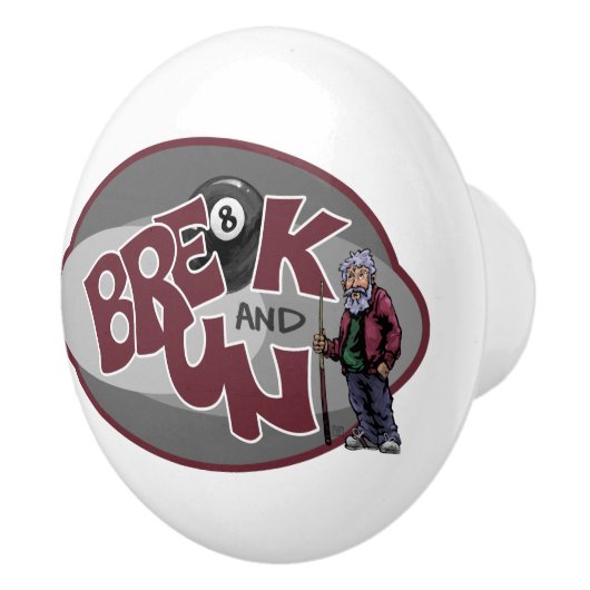 Bouton De Porte En Céramique Pause et exécution (Droite)