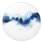 Bouton De Porte En Céramique Pause glaciaire (Devant)