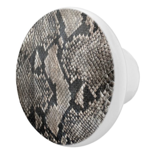 Bouton De Porte En Céramique Peau de serpent Python tendance - Rich Elegant Mod (Droite)