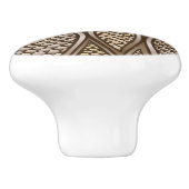 Bouton De Porte En Céramique Peau de serpent stylisée (Côté)