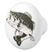 Bouton De Porte En Céramique Pêche Salle À Thème Basse Poisson Bac (Droite)