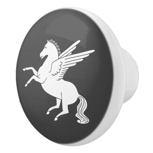 Bouton De Porte En Céramique Pegasus (Droite)