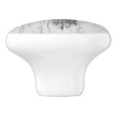 Bouton De Porte En Céramique Pekingese (Côté)