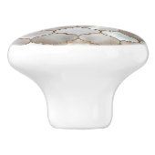 Bouton De Porte En Céramique Perle et or marocain (Côté)