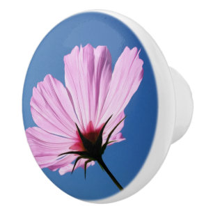 Bouton De Porte En Céramique Pétales roses