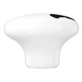 Bouton De Porte En Céramique Petite baleine d'Orca (Côté)