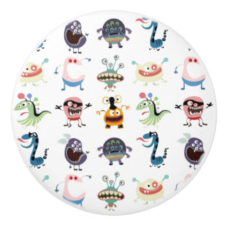 Bouton De Porte En Céramique Petites tractions de tiroir de pièce d'enfants de