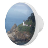 Bouton De Porte En Céramique Phare de l'Orégon (Droite)