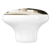 Bouton De Porte En Céramique Phare d'Ocracoke (Côté)