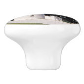 Bouton De Porte En Céramique Phare d'Ocracoke (Côté)