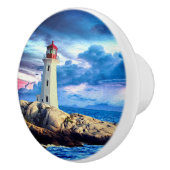 Bouton De Porte En Céramique Phare L - Knob (Droite)