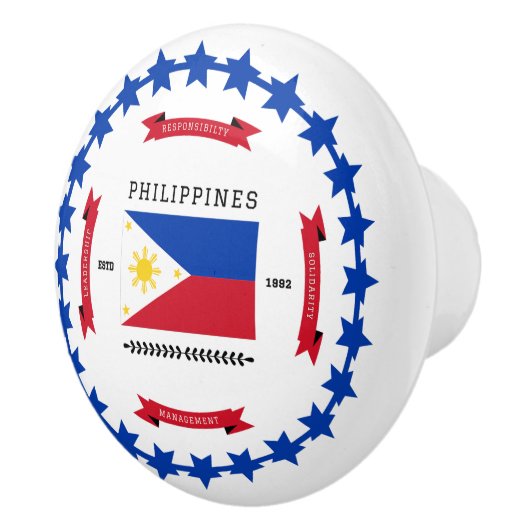 Bouton De Porte En Céramique Philippines (Droite)