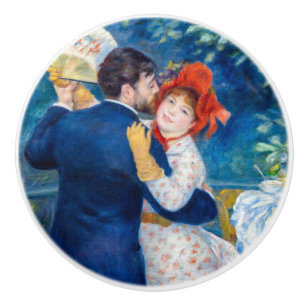 Bouton De Porte En Céramique Pierre-Auguste Renoir - Danse à la campagne