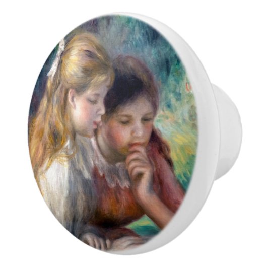 Bouton De Porte En Céramique Pierre-Auguste Renoir - Lecture (Droite)