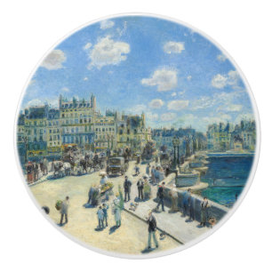 Bouton De Porte En Céramique Pierre-Auguste Renoir - Paris, Pont-Neuf
