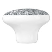 Bouton De Porte En Céramique Pierre d'argent Gary Marbre or Parties scintillant (Côté)