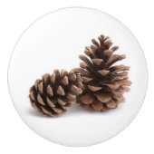 Bouton De Porte En Céramique Pinecones (Devant)