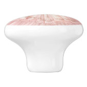 Bouton De Porte En Céramique Pink Princess Girl's Girly Ceramic Knob (Côté)