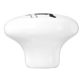 Bouton De Porte En Céramique Piper Drawer Pulls (Côté)