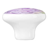 Bouton De Porte En Céramique Pivoines de lavande (Côté)