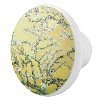 Bouton De Porte En Céramique PixDezines Van Gogh Floraison des amandiers à Sain