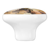 BOUTON DE PORTE EN CÉRAMIQUE PLAGE (Côté)