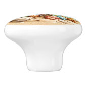 Bouton De Porte En Céramique Plage (Côté)