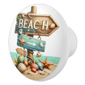 Bouton De Porte En Céramique Plage (Droite)