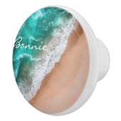 Bouton De Porte En Céramique Plage d'eau de mer sable tropical été (Droite)