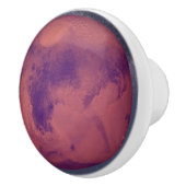 Bouton De Porte En Céramique Planète Mars (Droite)