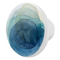 Planètes en évolution - cercles d'aquarelle