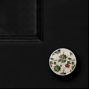Bouton De Porte En Céramique Plante de sorcière apothecaire   Herbes botaniques