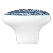 Bouton De Porte En Céramique Plaque hollandaise Blue Delft (Côté)