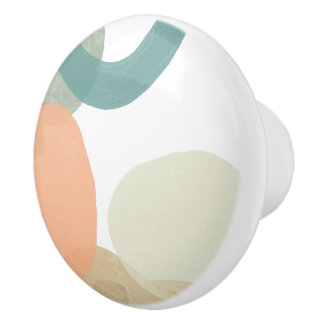 Bouton De Porte En Céramique Platelet