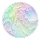 Bouton De Porte En Céramique Pluie arc-en-ciel (Devant)