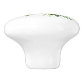 Bouton De Porte En Céramique Plutôt rose floral (Côté)