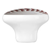 Bouton De Porte En Céramique Points de base-ball (Côté)